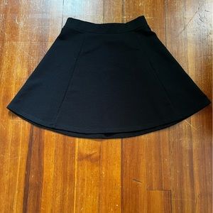 Black skater skirt